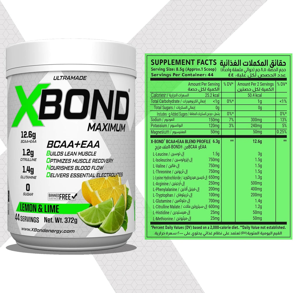 Xbond Powder BCAA + EAA - Lemon & Lime