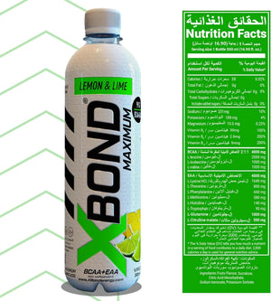 XBOND Drink Non Carbonated BCAA+EAA Lemon & Lime