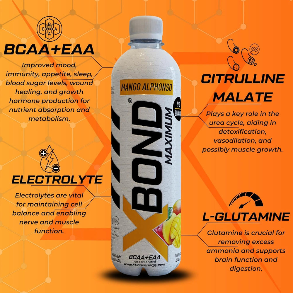 XBOND Drink Non Carbonated BCAA+EAA Mango Alponso
