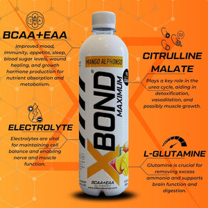 XBOND Drink Non Carbonated BCAA+EAA Mango Alponso
