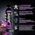 Carnimax L-Carnitine – Mixed Berry – 0g Sugar, 4500mg L-Carnitine - Ultramade