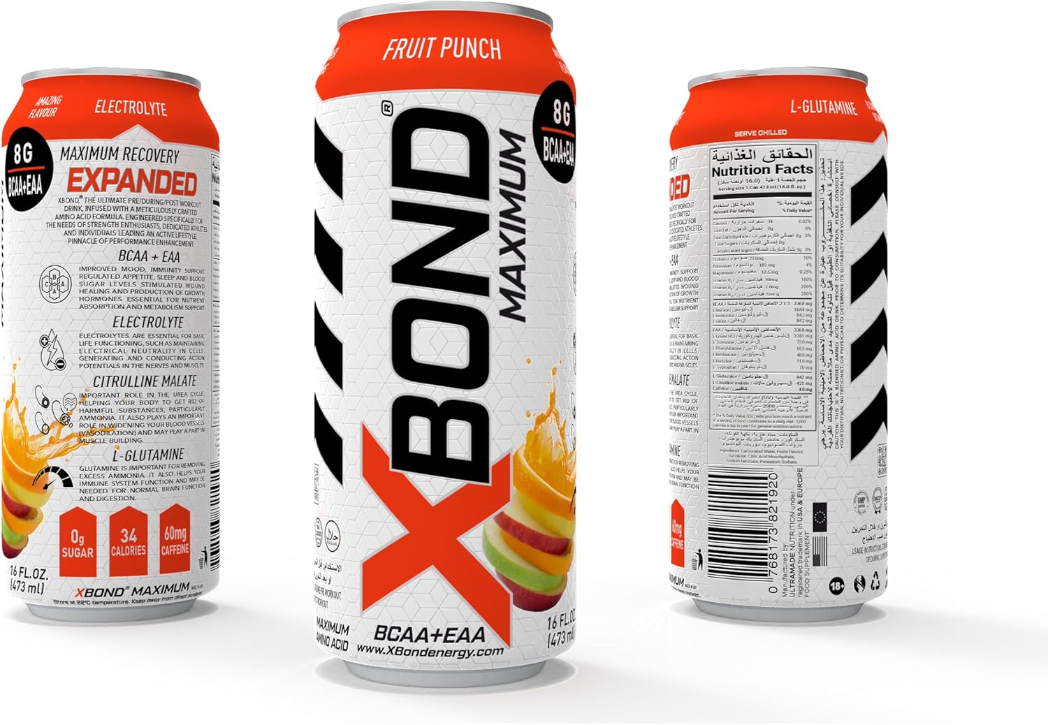 XBOND Drink BCAA+EAA Fruit Punch - Ultramade