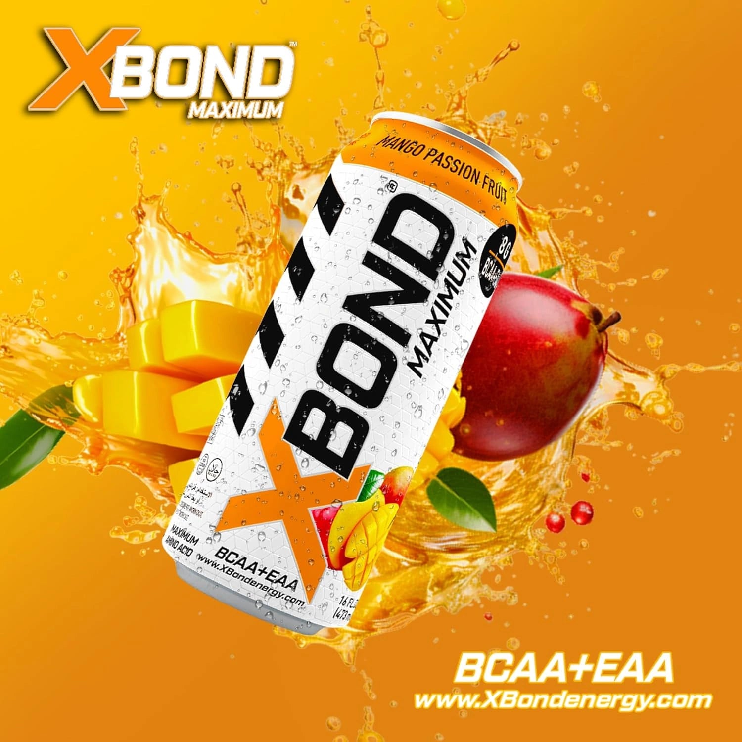 XBOND Drink BCAA+EAA Mango Passion Fruit - Ultramade