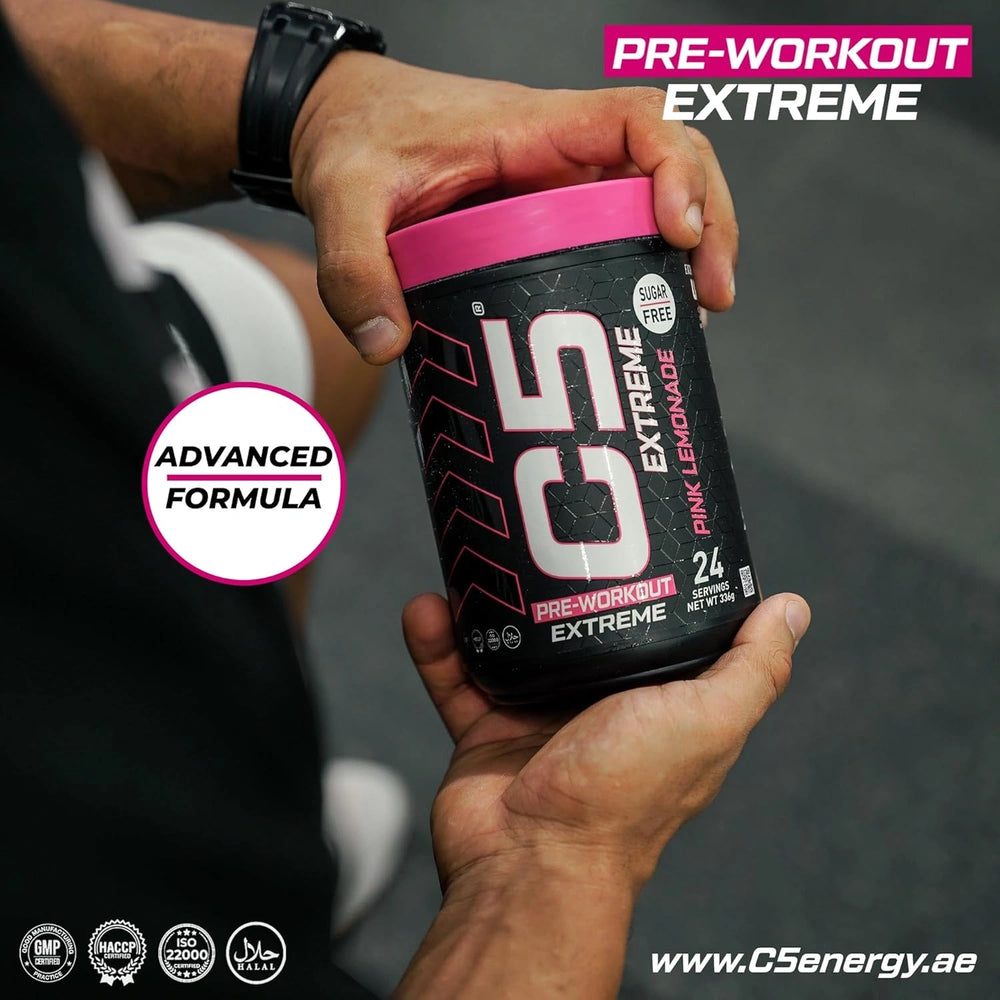 C5 Extreme Pre Workout Powder Pink Lemonade