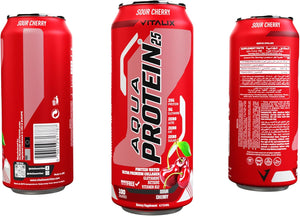VITALIX Aqua Protein 25 Protein Water - Sour Cherry