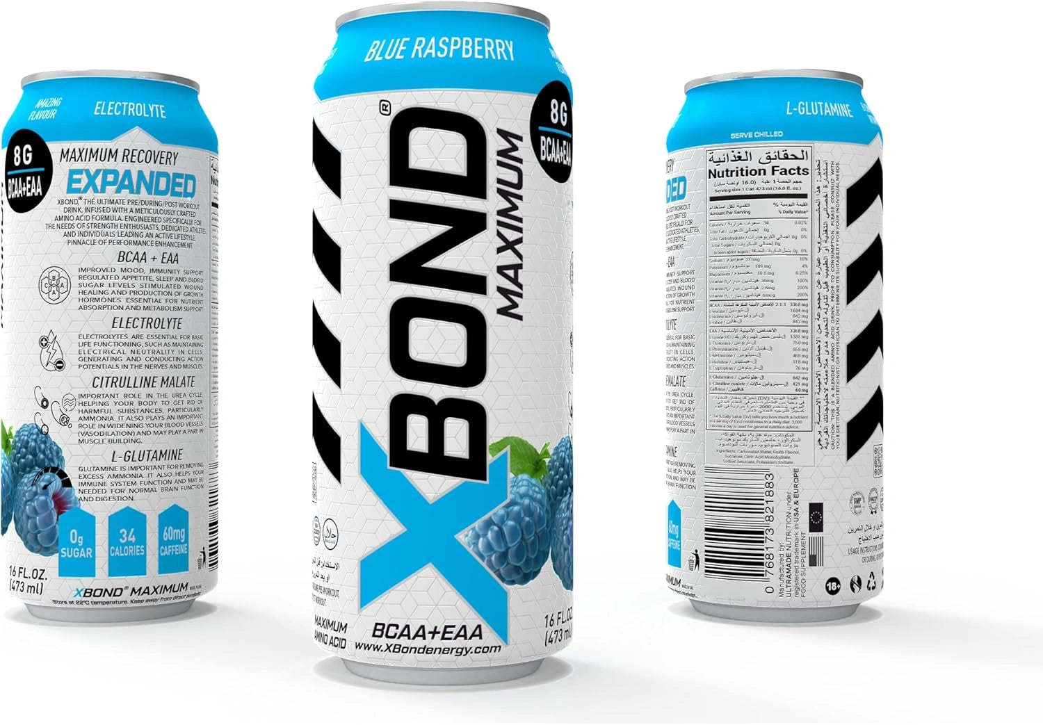 XBOND Drink BCAA+EAA Blue Rasbperry - Ultramade