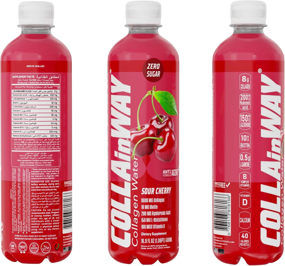 Collainway Collagen Drink 8000mg - Sour Cherry