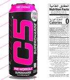 C5 Energy Drink Supercharge Pink Lemonade Pre Workout - Ultramade