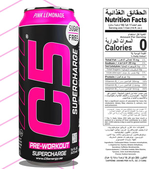 C5 Drink Supercharge Pink Lemonade Pre Workout