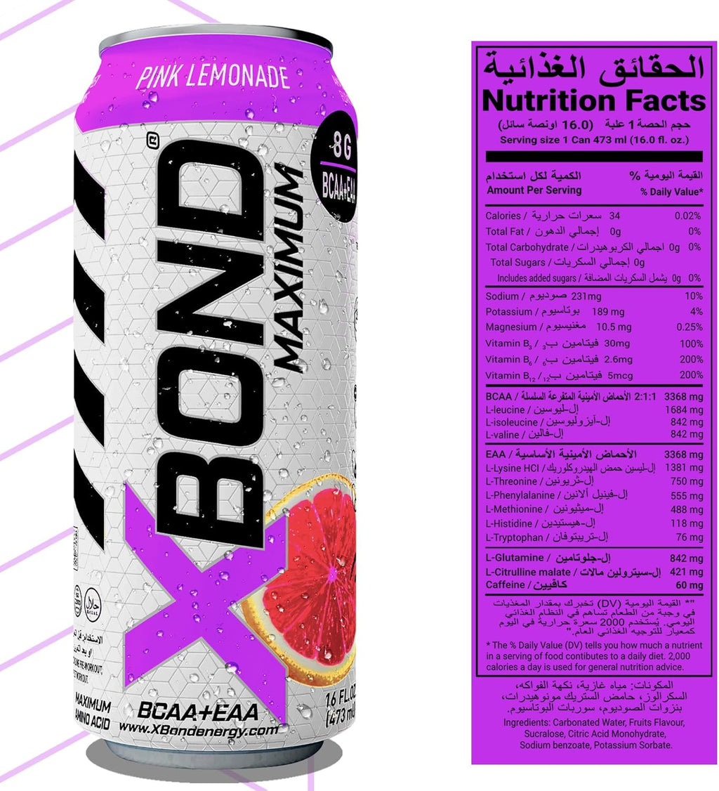 XBOND Drink BCAA+EAA Pink Lemonade - Ultramade