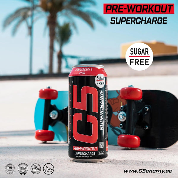 C5 Drink Supercharge Strawberry & Kiwi  Pre Workout