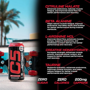 C5 Drink Supercharge Strawberry & Kiwi  Pre Workout