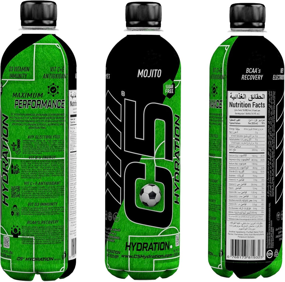 C5 Hydration Mojito Electrolytes Vitamin Water- Zero Sugar