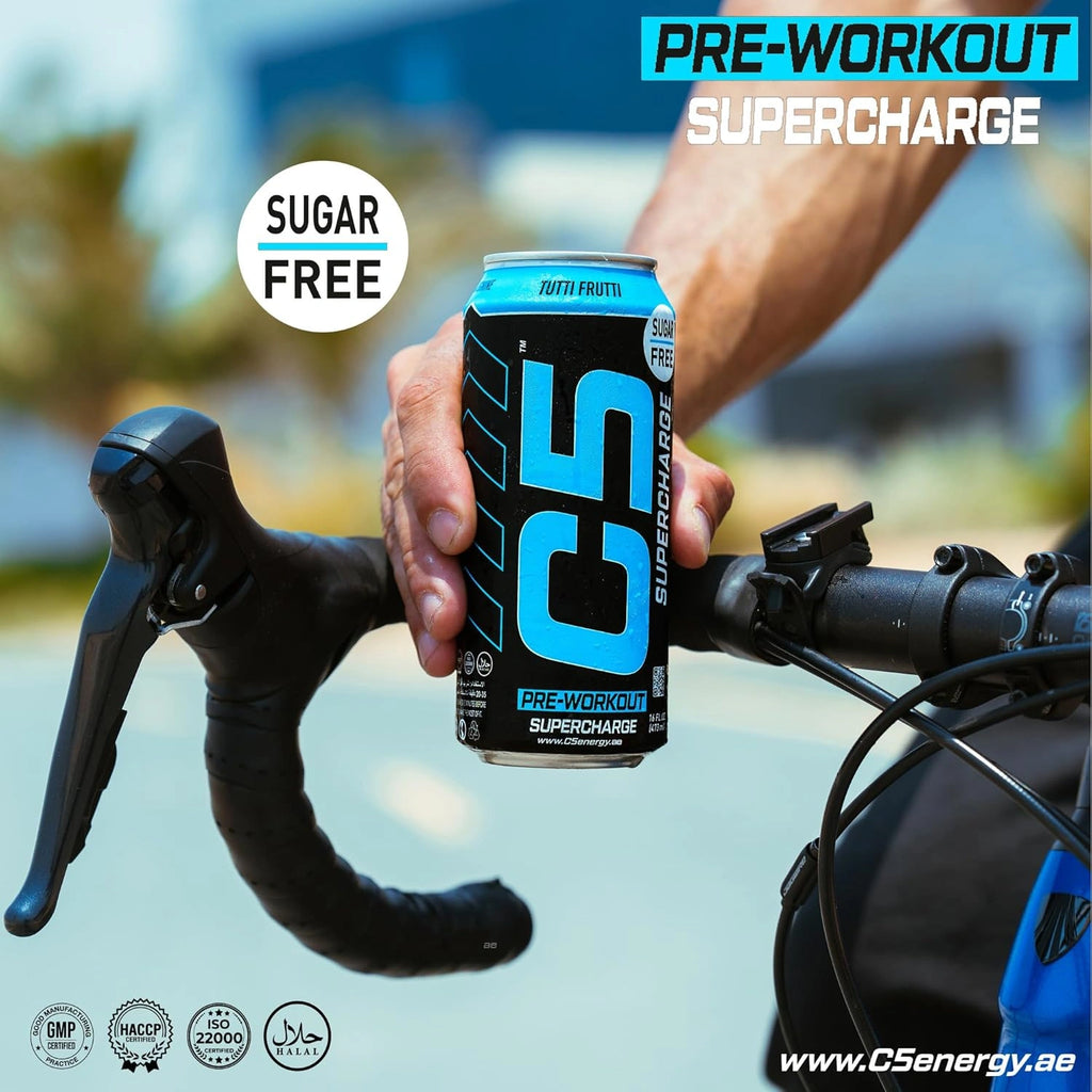 C5 Energy Drink Supercharge Tutti Fruity Pre Workout - Ultramade