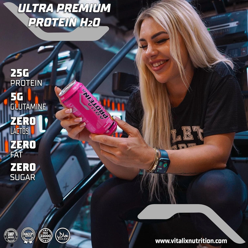 VITALIX Aqua Protein 25 Protein Water - Pink Lemonade - Ultramade
