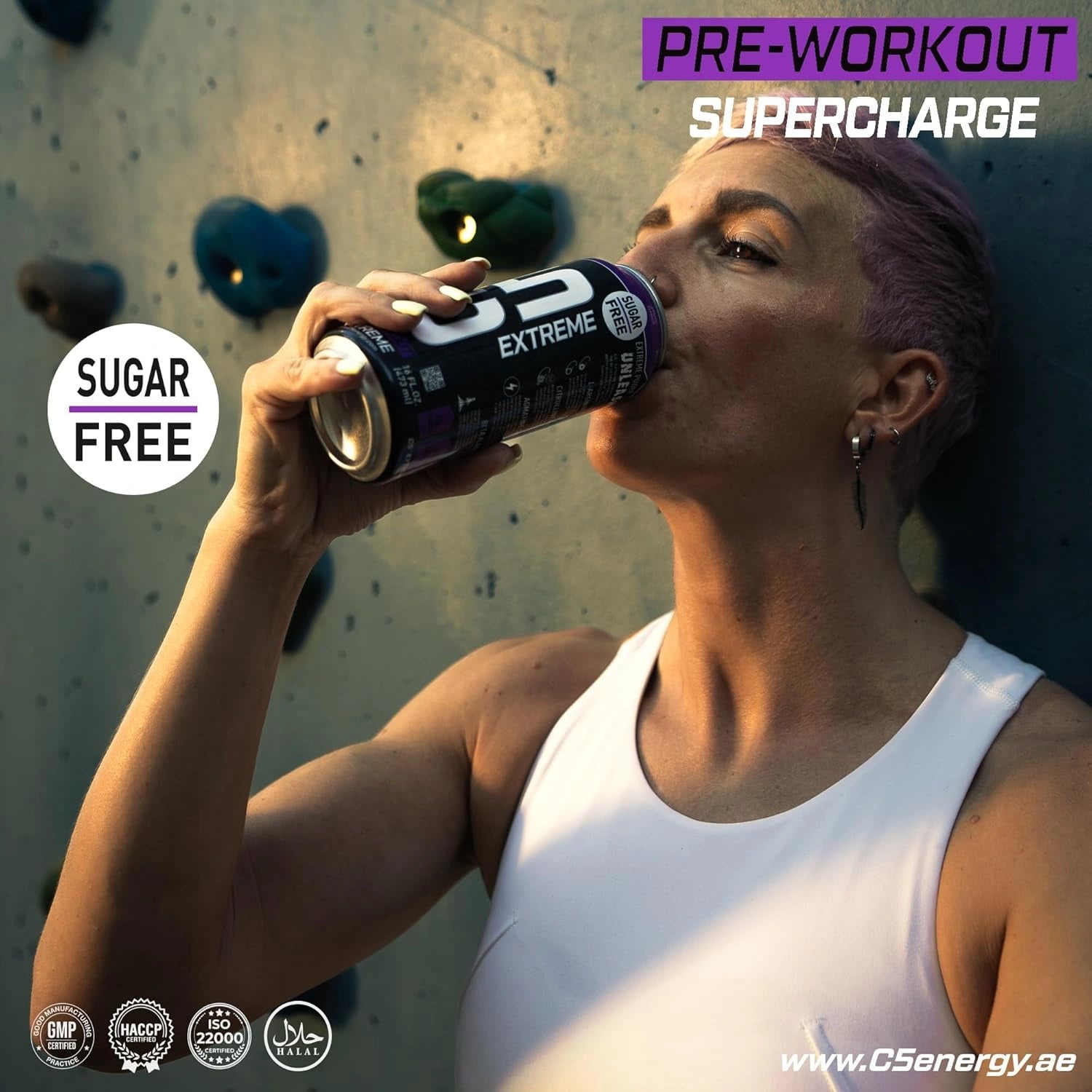 C5 Energy Drink Extreme Pink Lemonade Pre Workout - Ultramade