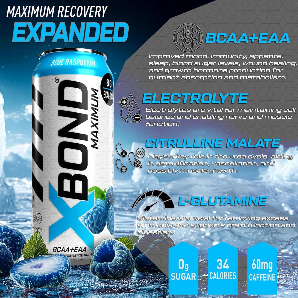 XBOND Drink BCAA+EAA Blue Rasbperry