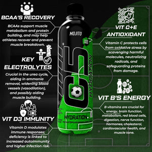 C5 Hydration Mojito Electrolytes Vitamin Water- Zero Sugar
