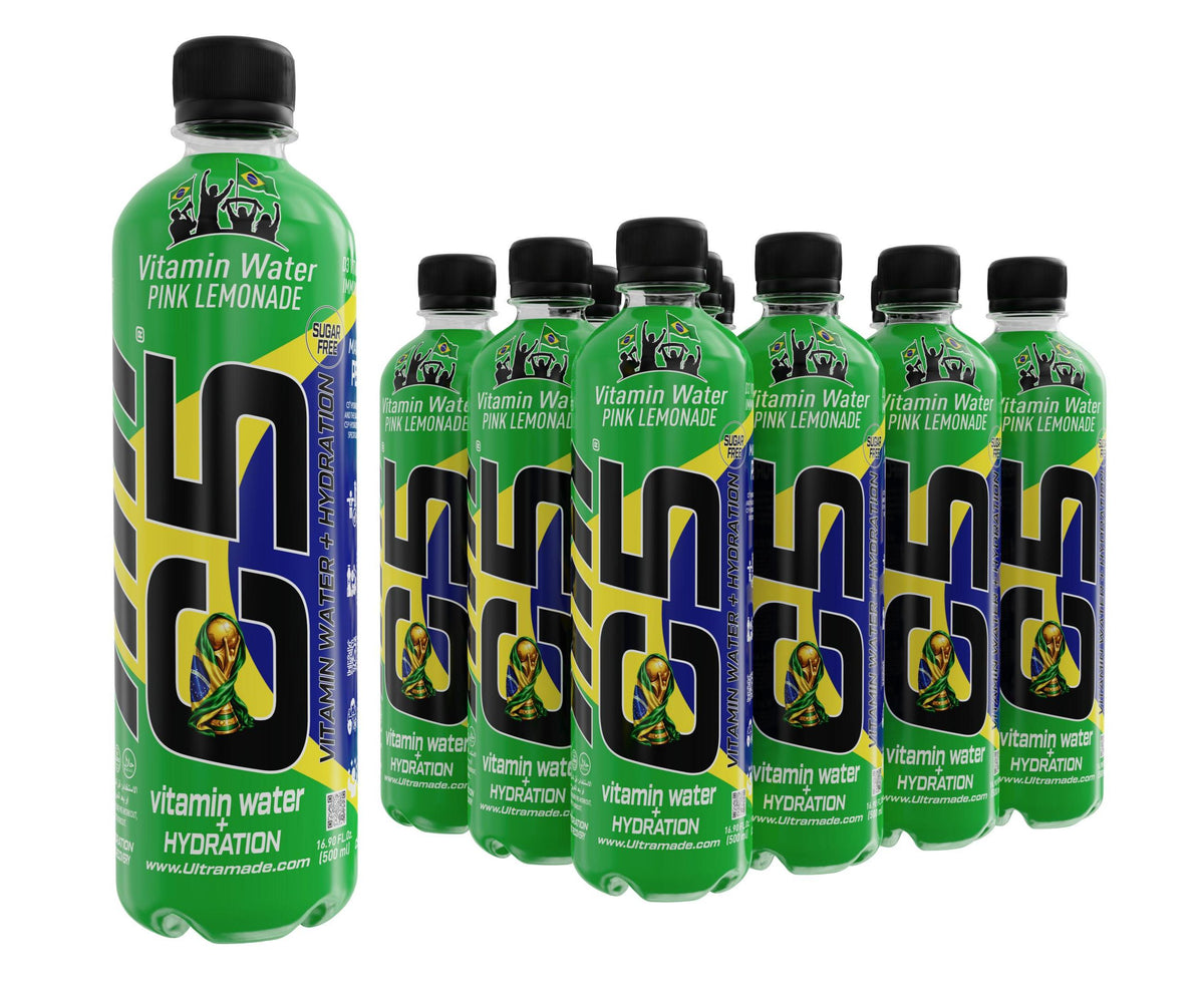 C5 Vitamin Water + Hydration Pink Lemonade – World Cup Brazil Edition - Ultramade