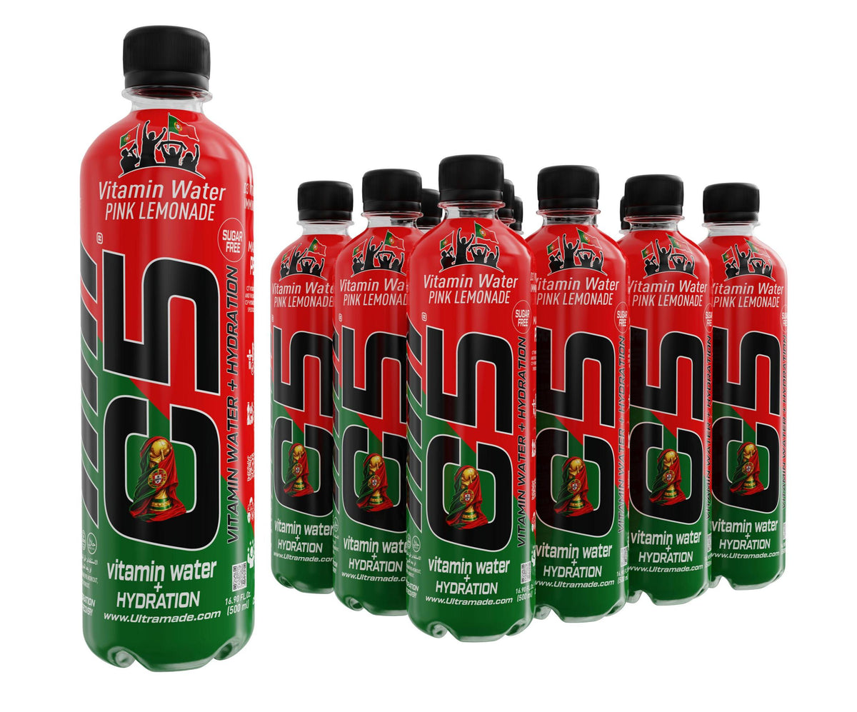 C5 Vitamin Water + Hydration Pink Lemonade – World Cup Portugal Edition - Ultramade