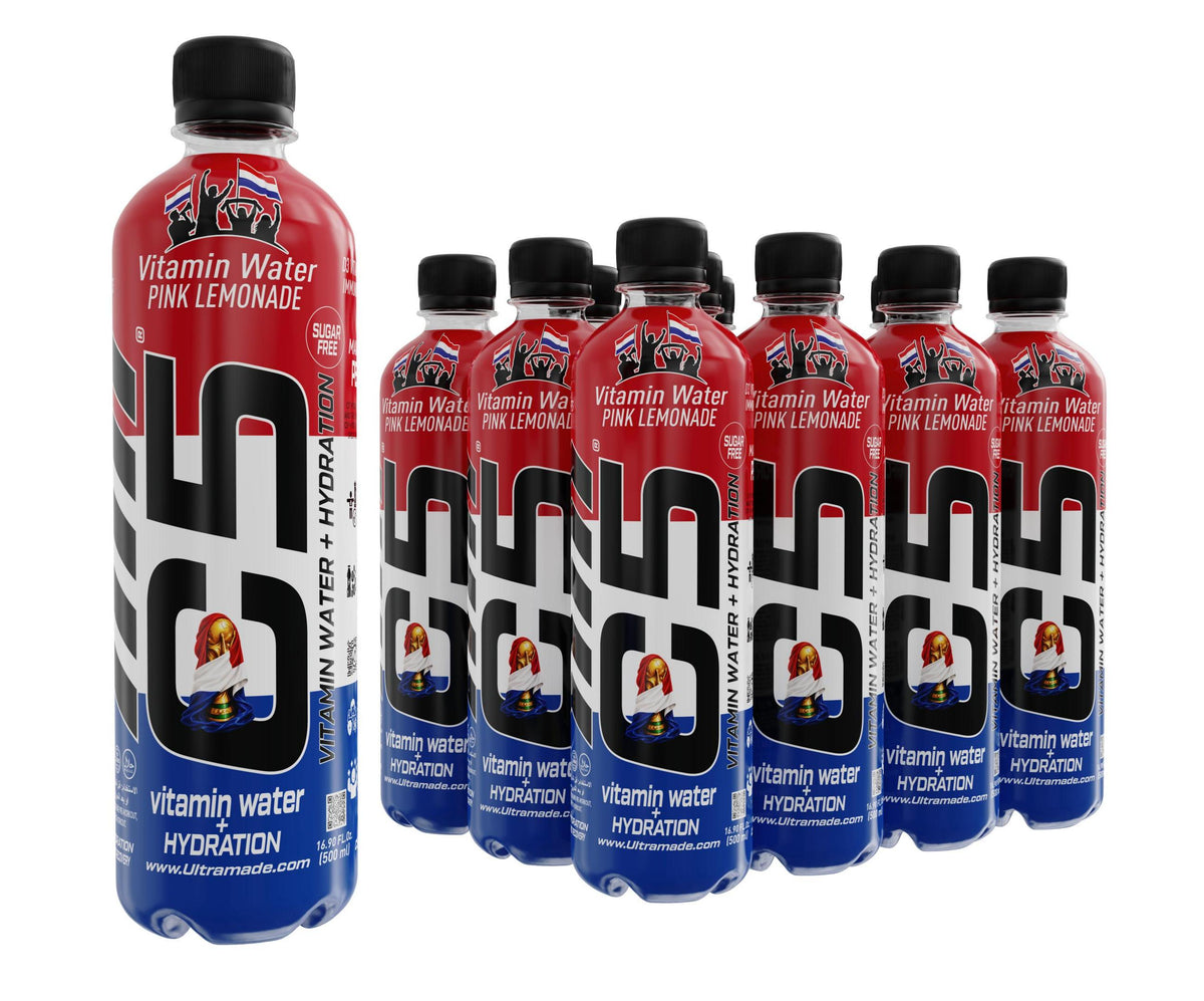 C5 Vitamin Water + Hydration Pink Lemonade – World Cup Netherlands Edition - Ultramade