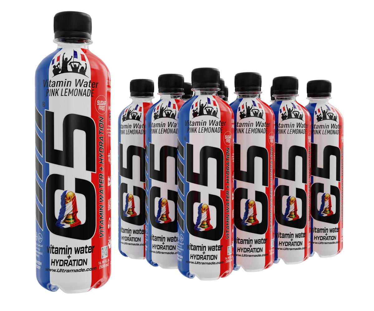 C5 Vitamin Water + Hydration Pink Lemonade – World Cup France Edition - Ultramade