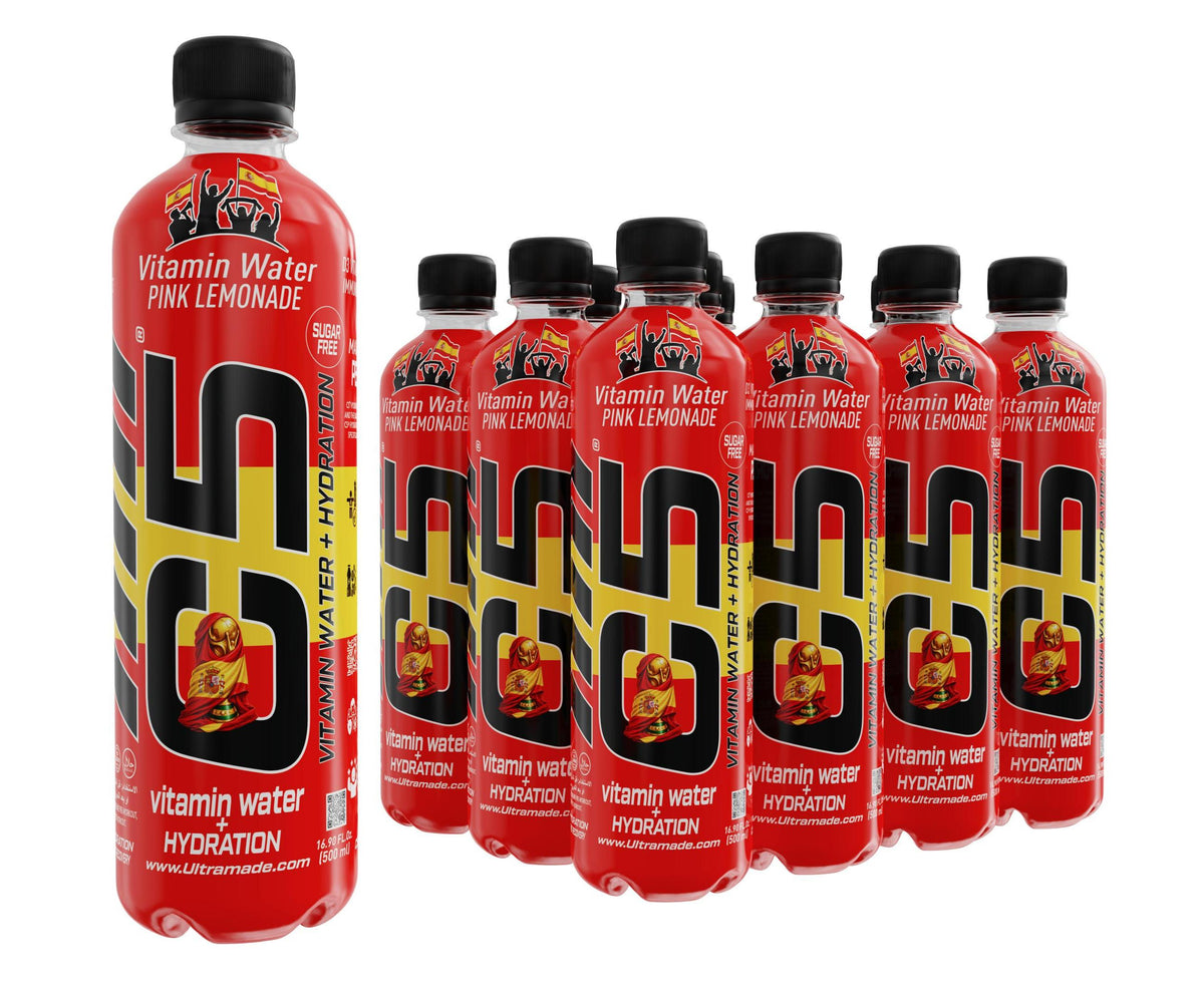 C5 Vitamin Water + Hydration Pink Lemonade – World Cup Spain Edition - Ultramade
