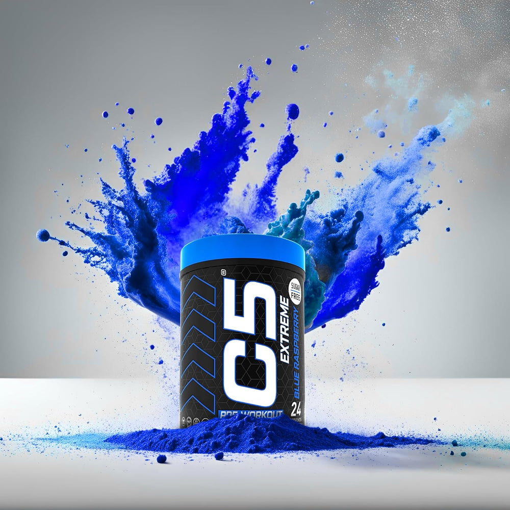 C5 Extreme Pre Workout Powder Blue Raspberry