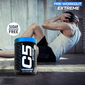 C5 Extreme Pre Workout Powder Blue Raspberry