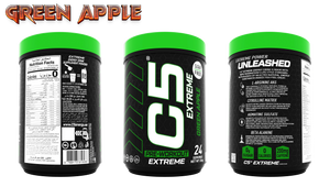 C5 Extreme Pre Workout Powder Green Apple