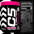C5 Night Pump Pre Workout Powder Pink Lemonade - Ultramade