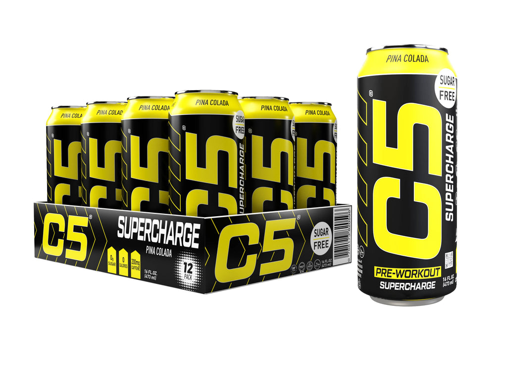 C5 Drink Supercharge Pina Colada Pre Workout - Ultramade