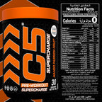 C5 Supercharge Pre Workout Powder Mango Passion Fruit - Ultramade