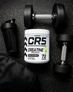 CR5 Creatine Monohydrate Powder 360g (72 Servings) – Unflavoured, Micronized, 99.8% HPLC-Tested Purity – - Ultramade
