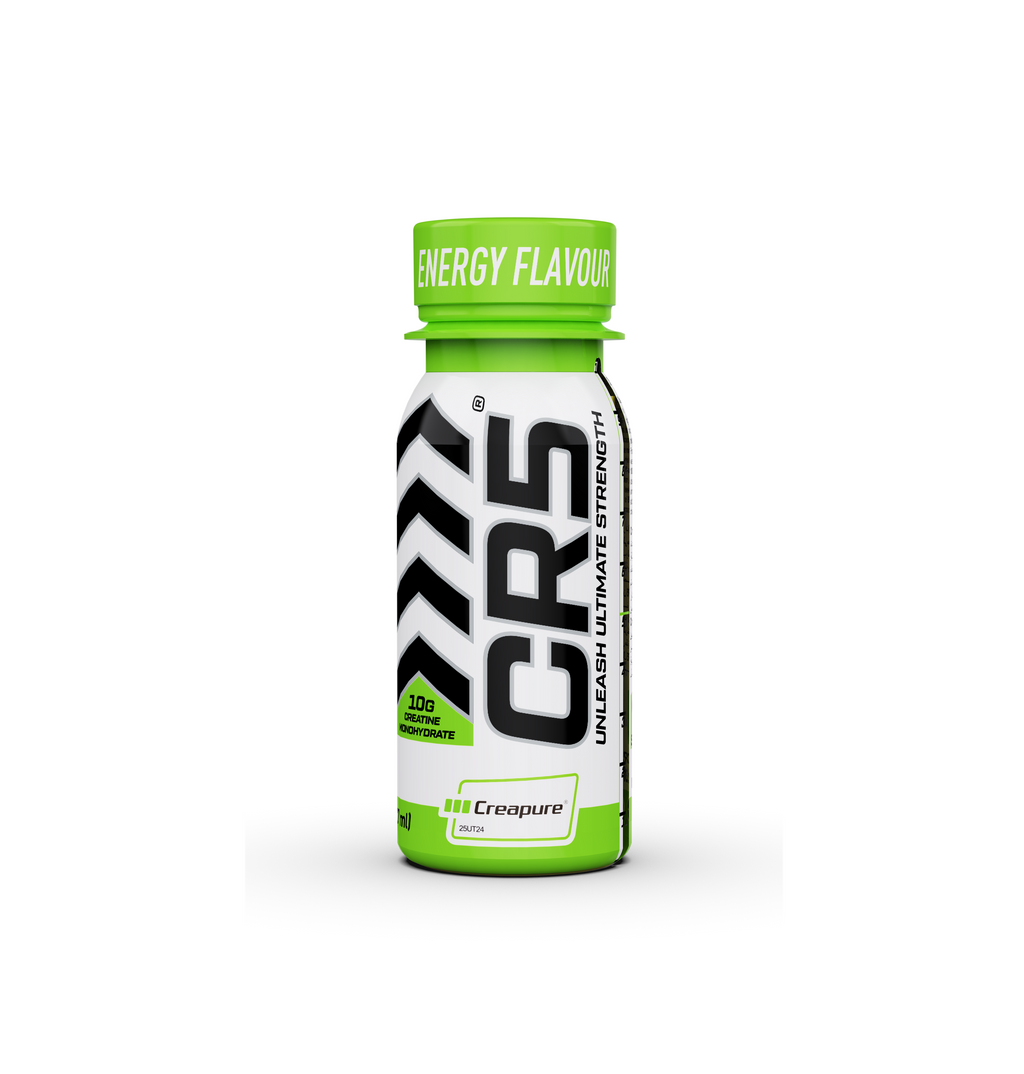 CR5® Shot Energy Flavour 77 ml – 100% Creapure® Creatine Monohydrate – Zero Sugar, Zero Calories – Pre & Post-Workout Strength & Recovery Supplement by Ultramade Nutrition - Ultramade