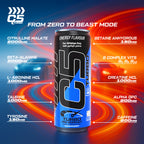 C5 Turbo Pre-Workout Drink – Energy Flavour – 355 ml | 200 mg Caffeine - Ultramade