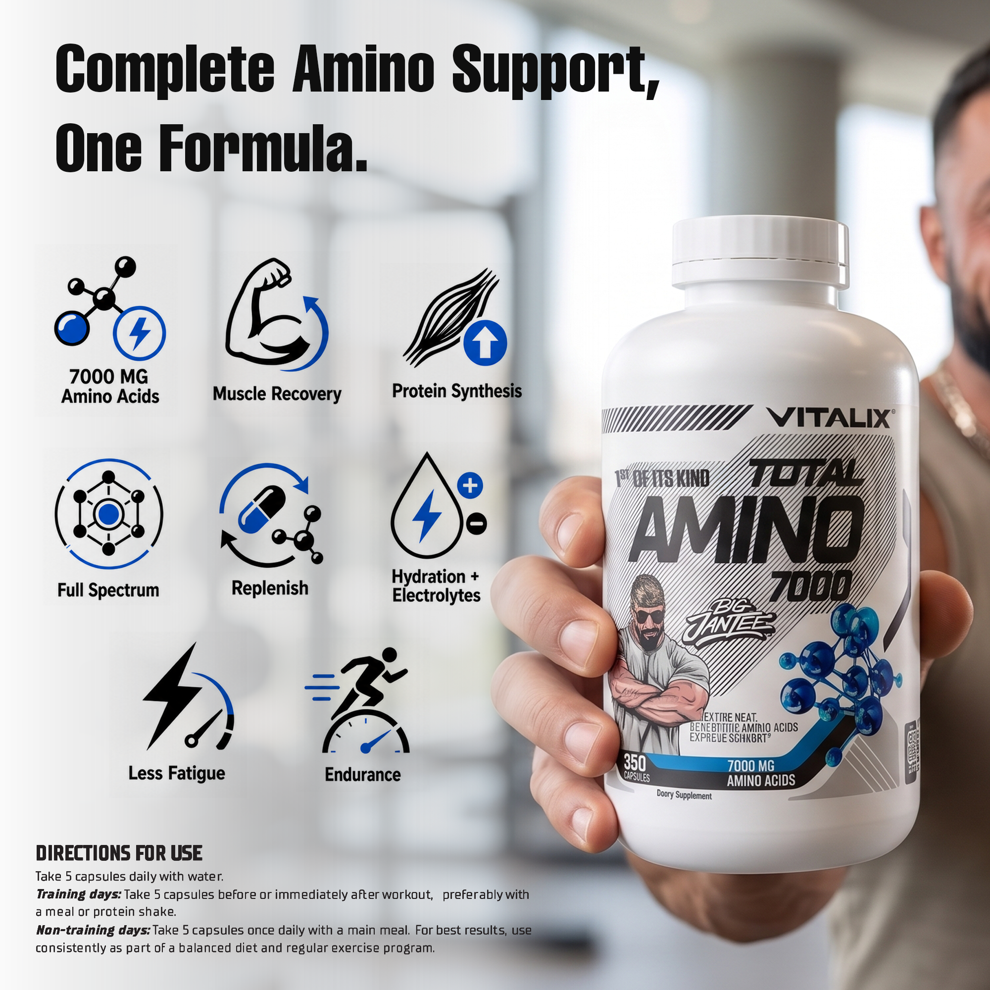 total amino 7000 big jantee by vitalix
