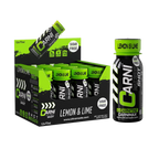 Carni Shot L-Carnitine Sugar-Free Lemon & Lime Pack of 12 - Ultramade