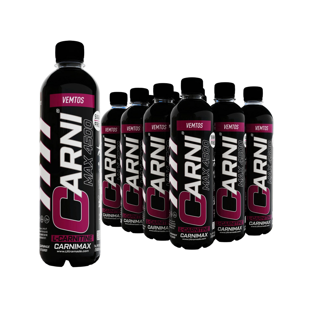 Carnimax L-Carnitine – Vemtos – 0g Sugar, 4500mg L-Carnitine - Ultramade