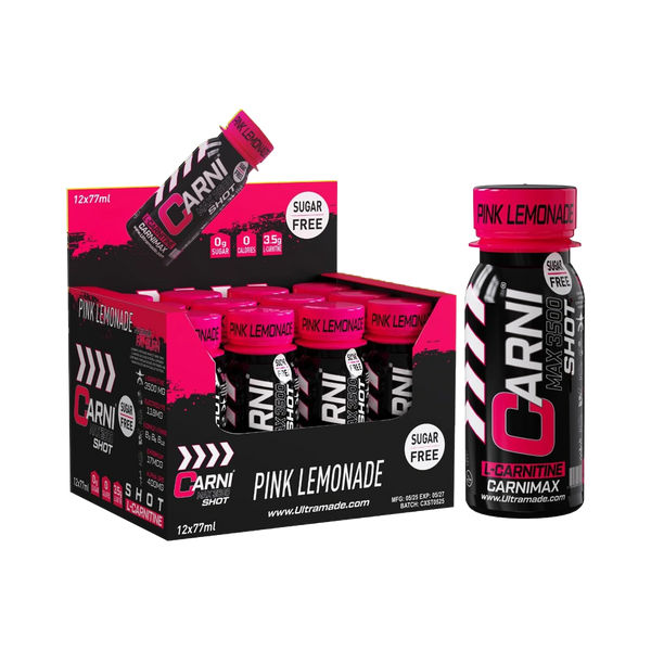 Carni Shot L-Carnitine Sugar-Free Pink Lemonade Pack of 12