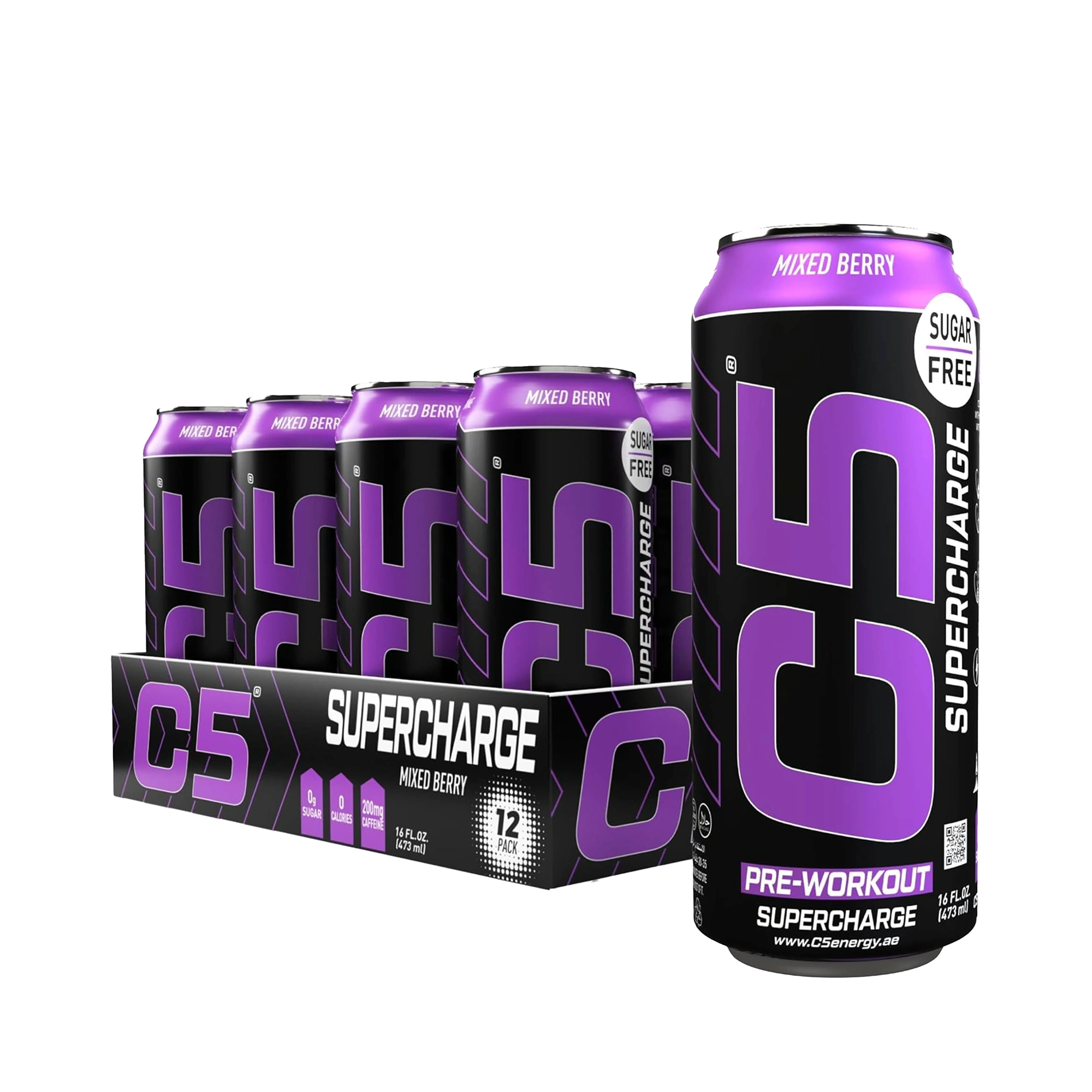 C5 Drink Supercharge Mixed Berry Pre Workout