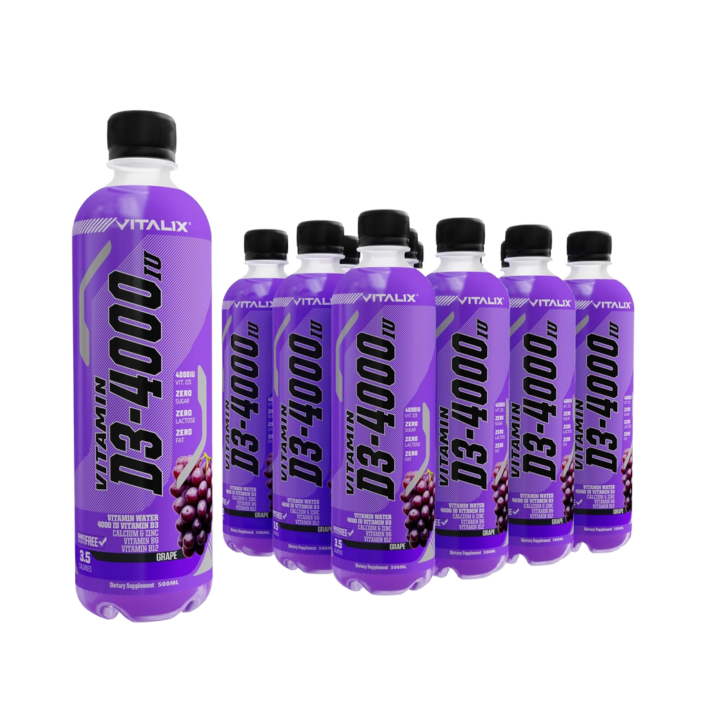 Vitamin D3-4000 Vitamin Water, Zero Sugar - Grape - Ultramade