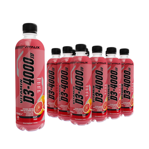 Vitamin D3-4000 Vitamin Water, Zero Sugar - Grapefruit