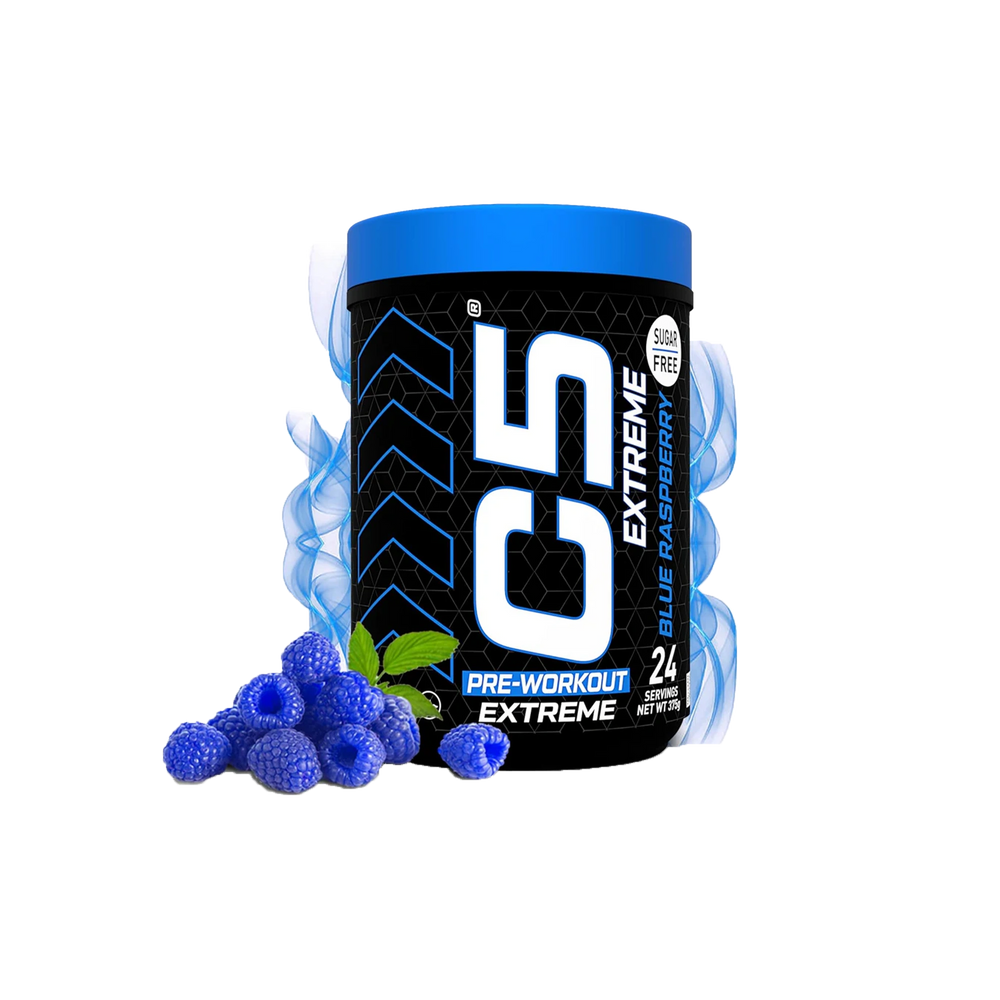 C5 Extreme Pre Workout Powder Blue Raspberry