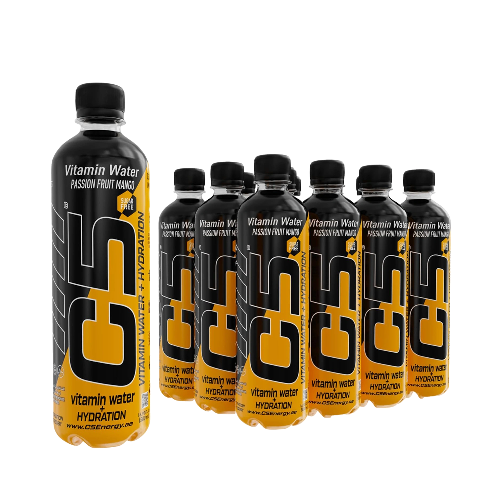 C5 Hydration  Passion Fruit Mango Electrolytes  Vitamin Water- Zero Sugar - Ultramade