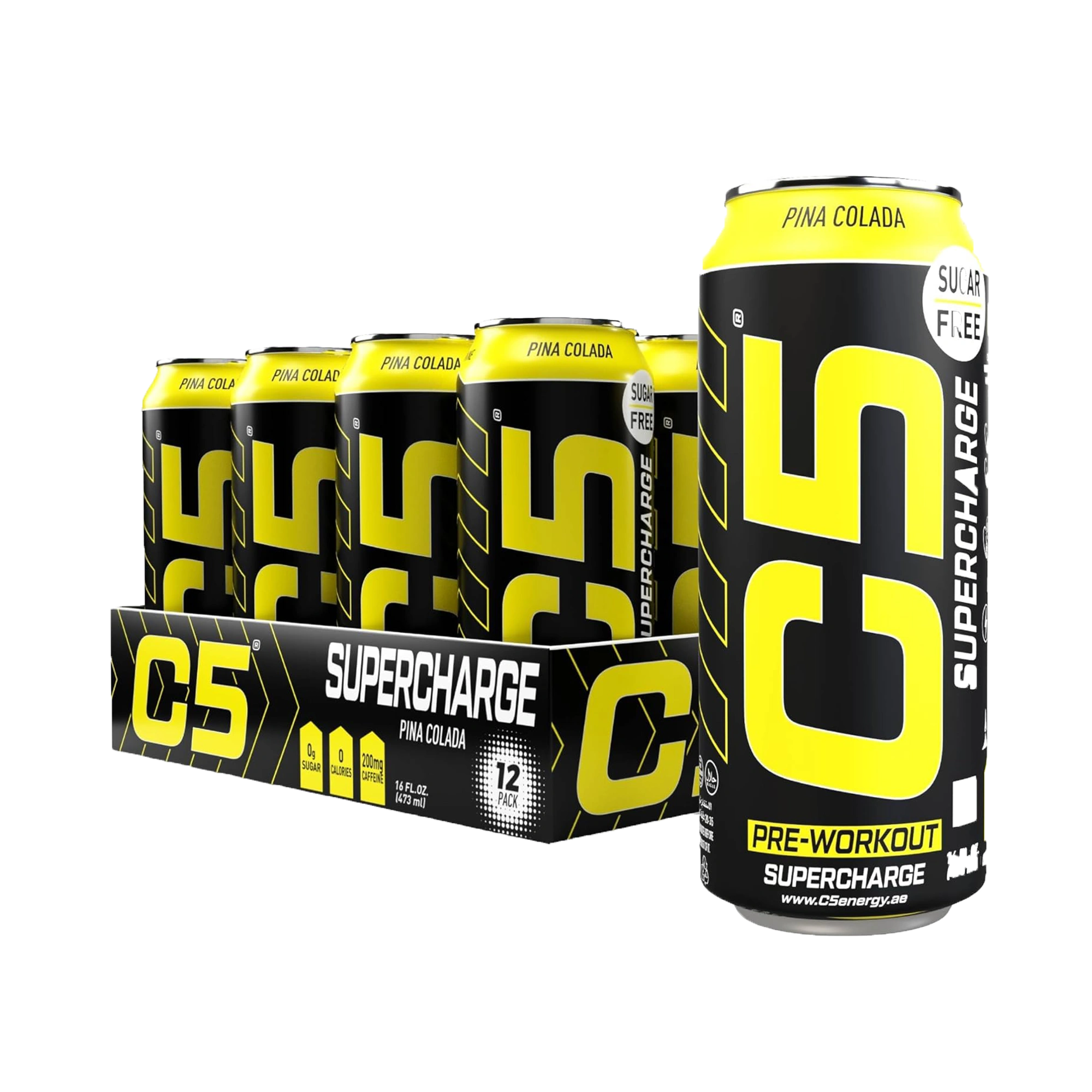 C5 Drink Supercharge Pina Colada Pre Workout