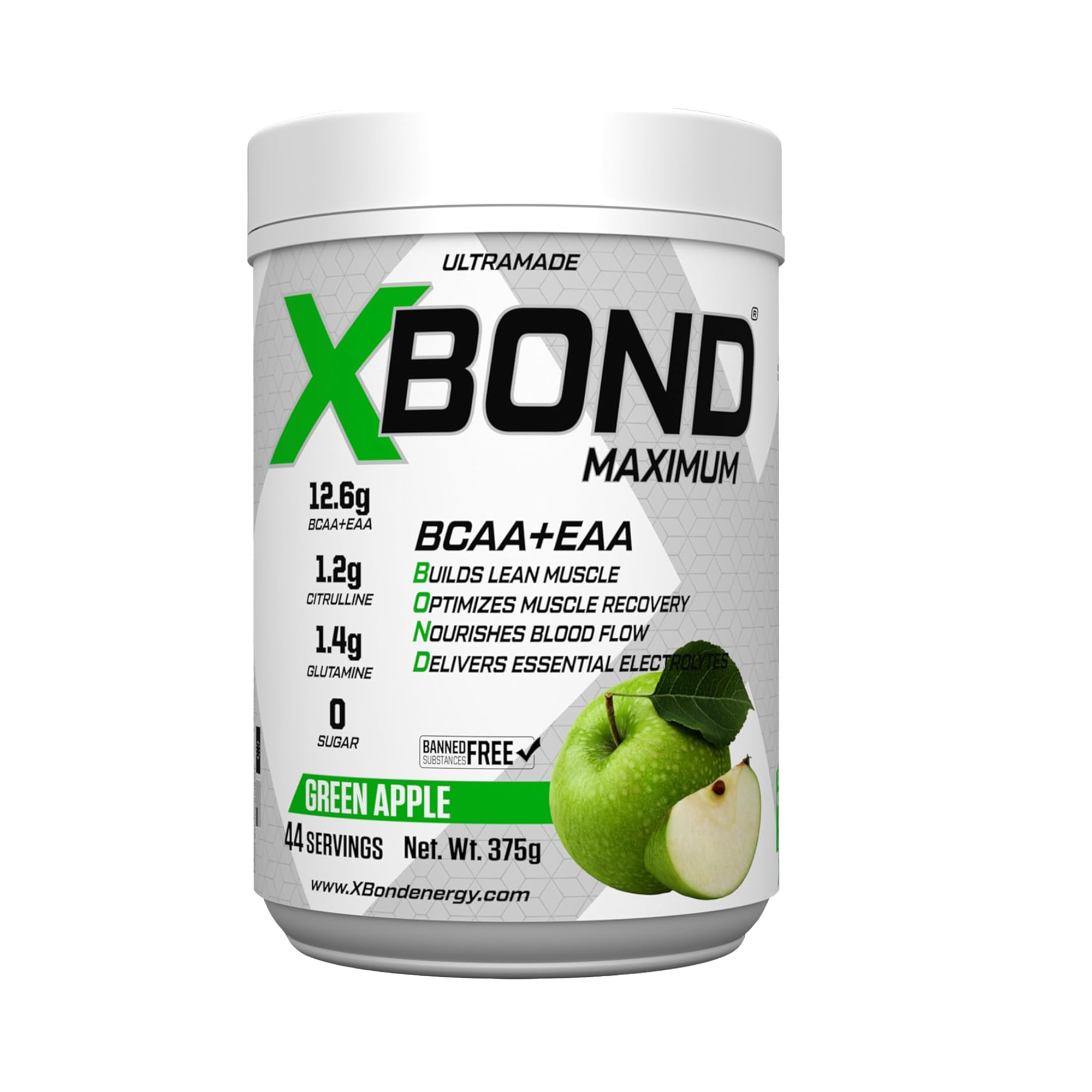 Xbond Powder BCAA + EAA - Green Apple