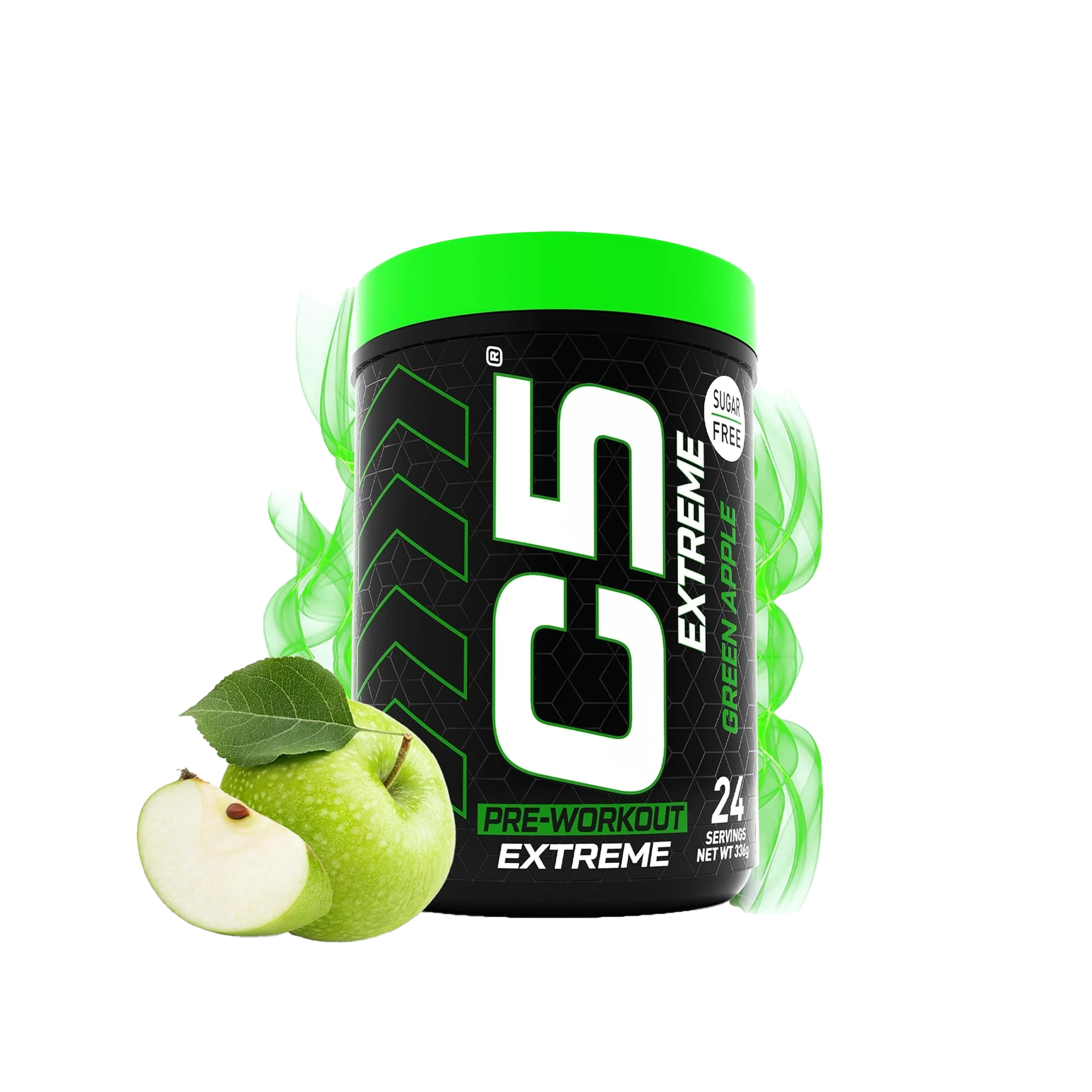 C5 Extreme Pre Workout Powder Green Apple