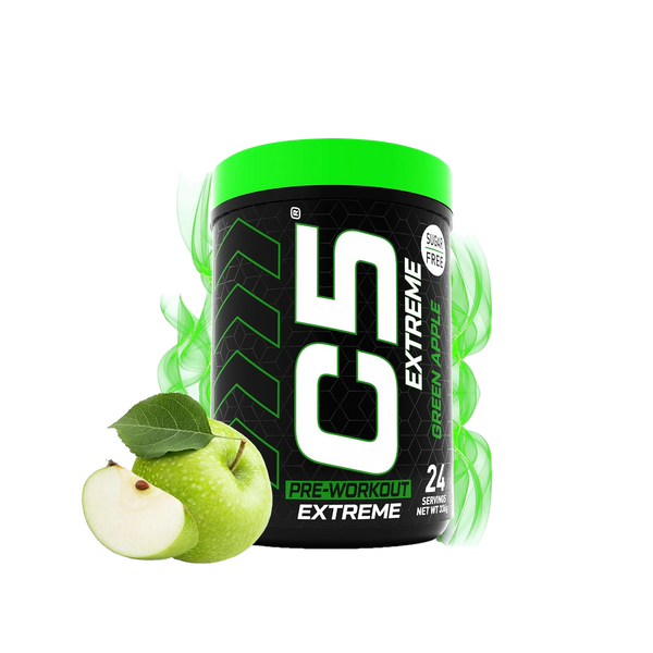 C5 Extreme Pre Workout Powder Green Apple