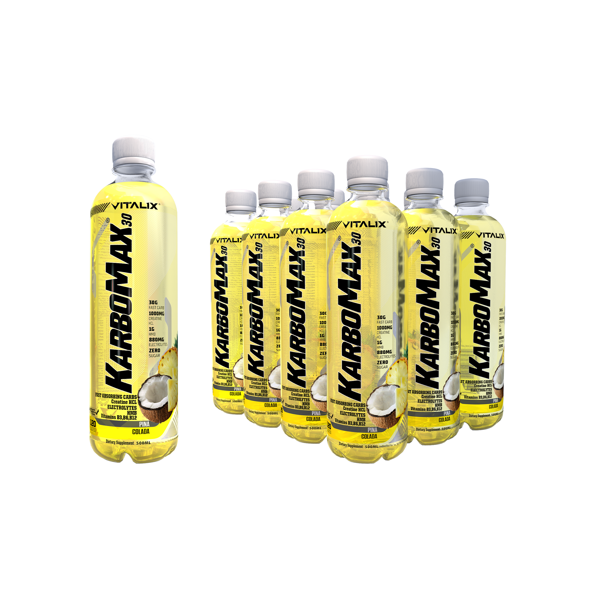 KarboMax 30 - Pina Colada| Weight Gain Drink | Fast Carb with 30g Carbs